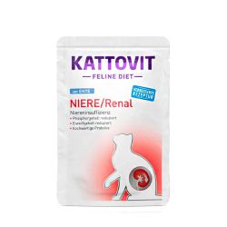 Kattovit Diet Renal Вологий корм для кішок паштет з качкою, 85 г 
