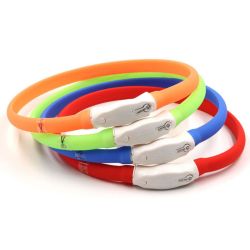 Нашийник м силіконовий миготливий 55 см CTY-C2 Синій