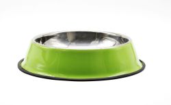 Миска металева з гумовою кромкою 2000 мл. Салатова
