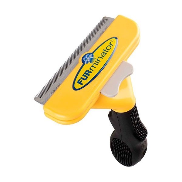 Фурмінатор з кнопкою для собак з довгою шерстю Розмір S (46 мм ширина леза)