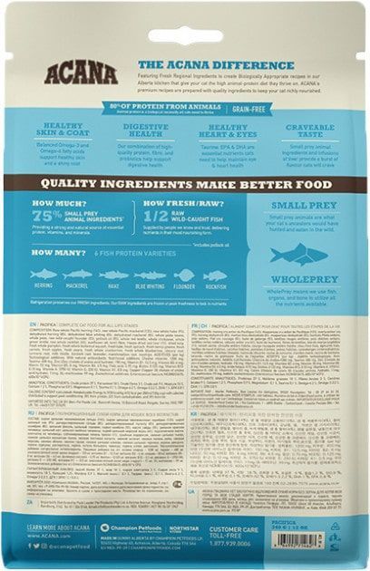 ACANA Pacifica Cat з рибою для котів 5,4 кг