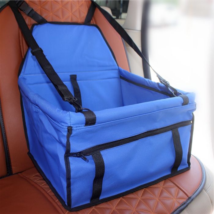 Автокрісло для тварин з каркасом 40х33х25 см Сірий