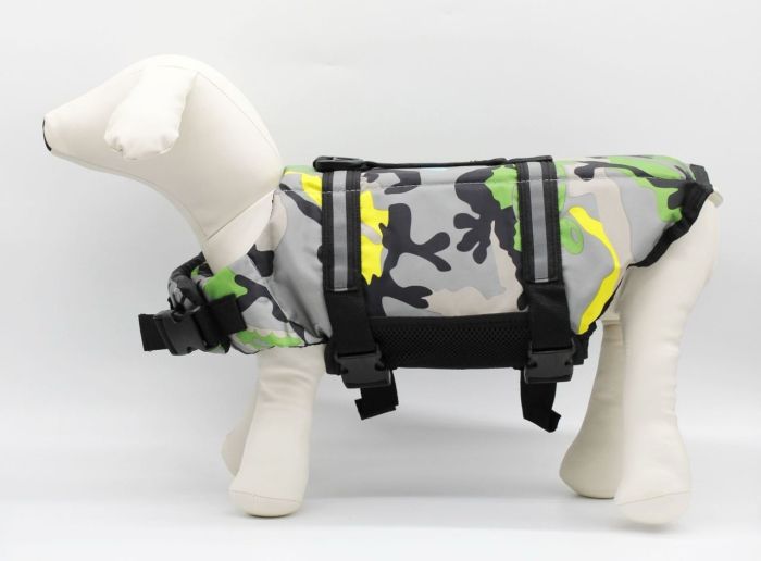 Жилет для купання собак Камуфляж L 