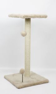 Дряпка для кота Соло бежева Сизаль