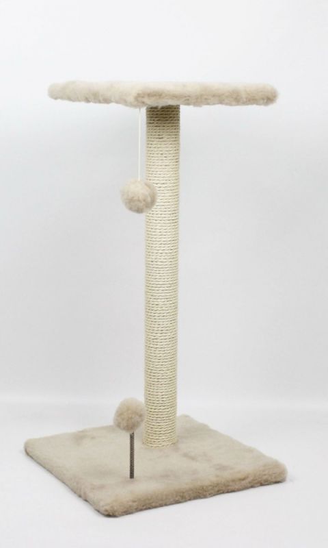 Дряпка для кота Соло бежева Сизаль