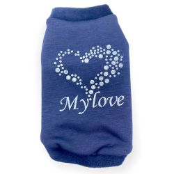 Пушок толстовка для котів трикотаж на хутрі 4 (А35  В42см)