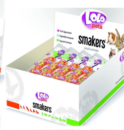 Lolo Pets Extrimo Smakers для кролика з овочами 45 г 73131 