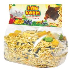 Наш КОРМ для мишей і щурів 750г, Лорі 