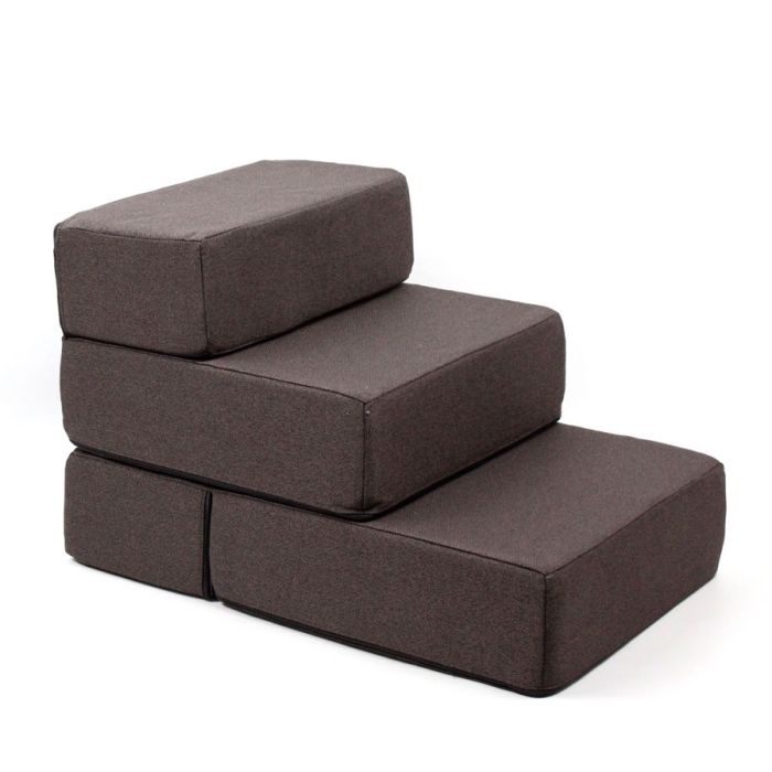 Сходинки меблева рогожка коричневi, 57х38х36 см 