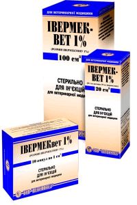 Івермеквет 1 - інєкційний антигельмінтик Івермеквет 1 - 20 мл (флакон)