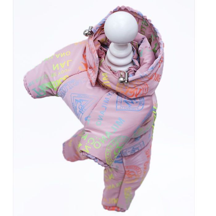 Альфа комбінезон на силіконі для собак дівчаток хутро S3