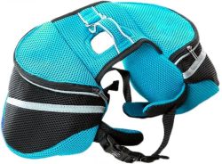 Похідна сумка-рюкзачок для собак m 50-70см Бірюзовий