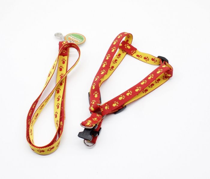 Комплект Franty Style Paw нейлон Жовто-червоний 10 мм27-3733-46 см. 