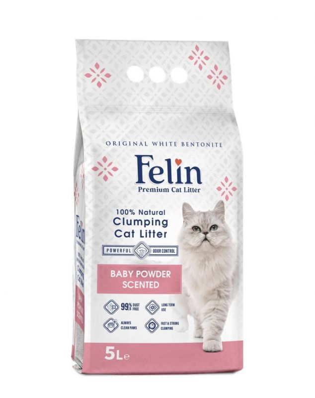 Felin наповнювач для кішок пудра 5л