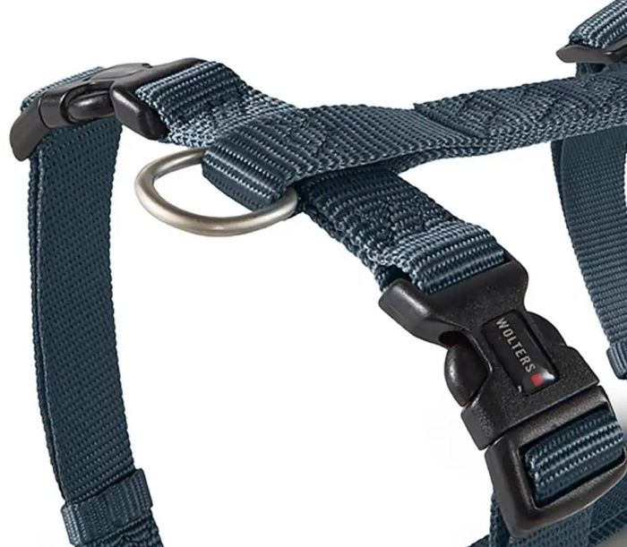 Анатомічна шлейка для собак Wolters Professional S 30-40 см / 10 мм Графіт