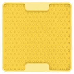 Лизальний килимок антистрес для маленьких собак собак LickiMat Mini Tuff Soother Yellow, тверда основа