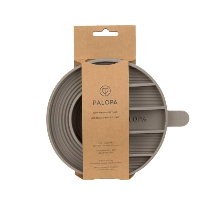 Миска-слоуфідер для повільного годування собак Palopa Yumo Бежевий