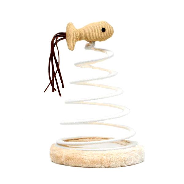 Іграшка-дражнилка Рибка на пружині, 22 см 