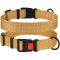 Нашийник для собак BronzeDog золото пластиковий фастекс 1226 51Т 25мм (35-53см)