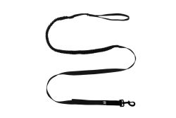 Повідець для собак Touring bungee leash WD Non-stop dogwear Чорний 2,8 м/23 мм