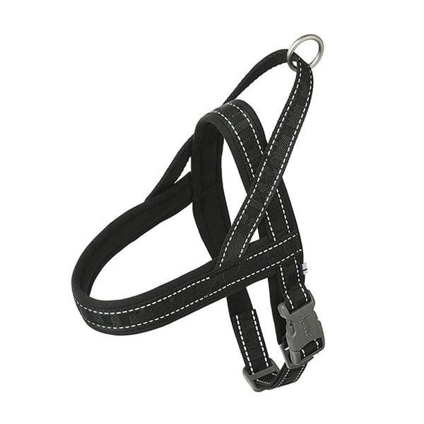Пом'якшена шлея для собак Hurtta Casual harness ECO 80-90 Чорний