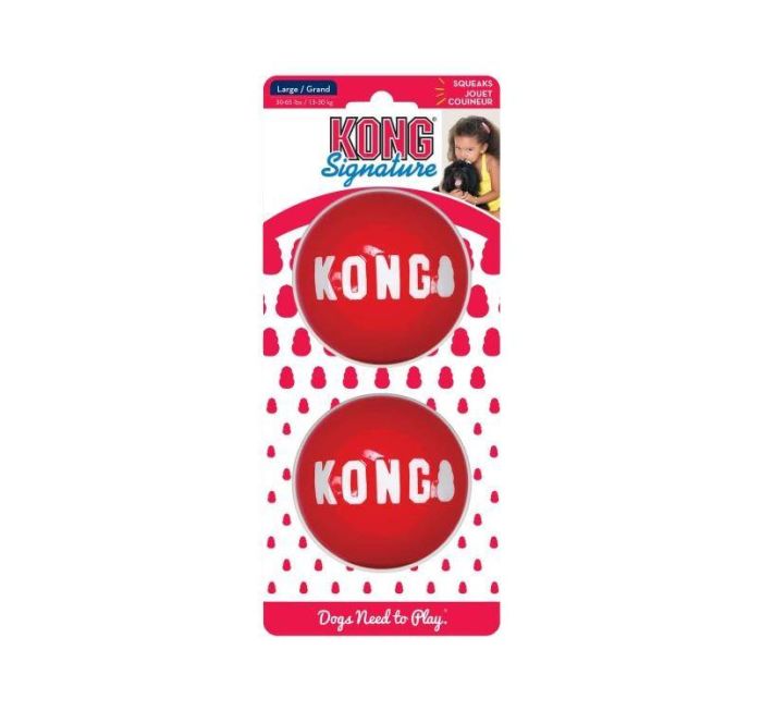 Іграшка для собак Kong Signature Ball L 2 шт.