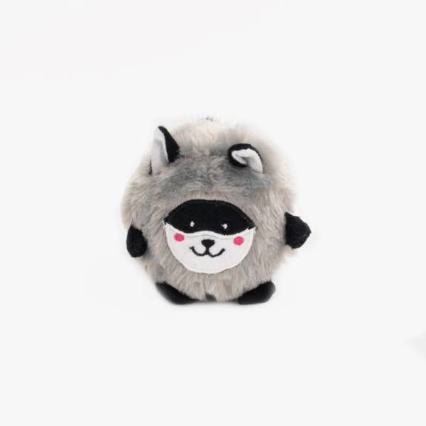 М'яка іграшка для собак єнот ZippyPaws Bushy Throw Raccoon з пищалкою
