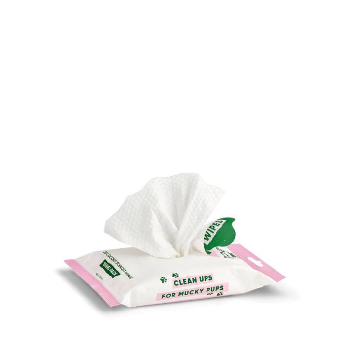 Вологі серветки біорозкладні бамбукові Beco Pets з ароматом кокосу 20 шт.