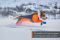 Комбінезон для собак жіночої статі Protector snow Non-stop dogwear Чорний/Помаранчевий M