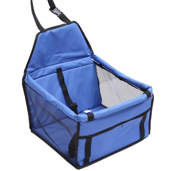 Автокрісло для тварин з каркасом 40х33х25 см Синій