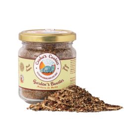 Натуральний топер (вітамінна та смакова добавка) для собак Cooka's Cookies Garden's Booster Топінамбур з кульбабою 80 г