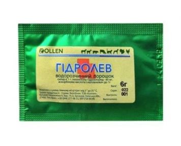 Антигельмінтик Гідролев проти нематод, водорозчинний. 6 г.