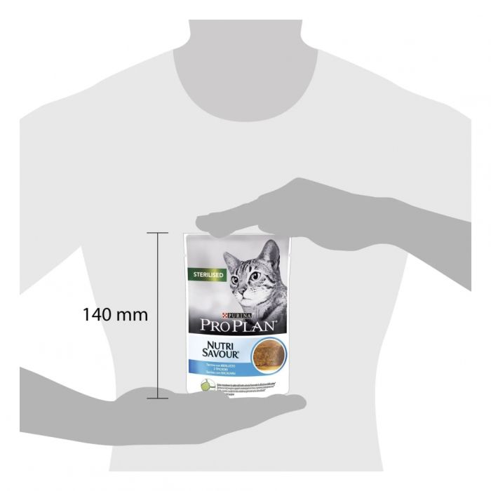 Purina Pro Plan Sterilised Вологий корм для стерилізованих котів із тріскою 75 г 