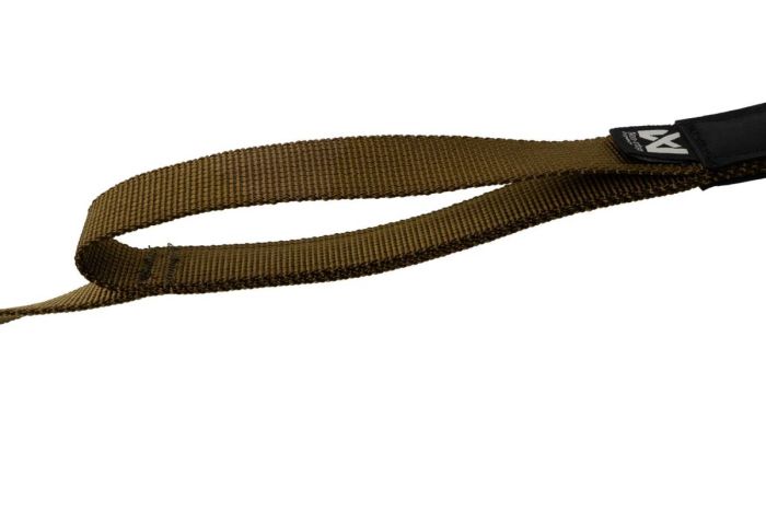 Повідець для собак Touring bungee leash WD Non-stop dogwear Оливкова 2,8 м/23 мм