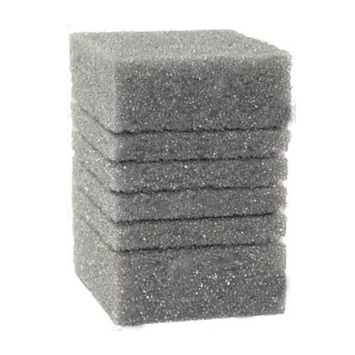 Мочалка квадрат средний 101015 см среднезернистая с прорезями 