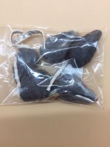 Миша сіра натуральна 5 см (Набір 5шт) 