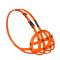 Намордник-сітка з біотану для французького бульдога помаранчевий Т 4915 