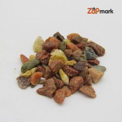 Грунт для акваріума біло-рожевий базальт-мармур 2-4 мм 2 кг