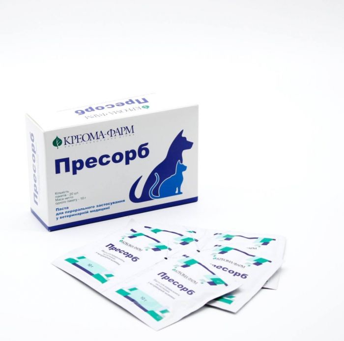 Пресорб-гідрогель метил кремнієвої кислоти, 20 пакетиків по 10 гр 20 шт