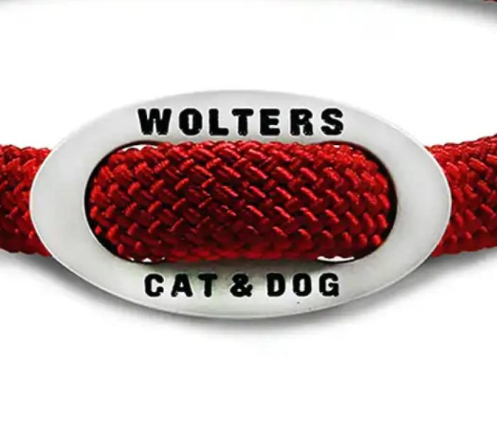 Нашийник канат для собак Wolters K2-Rope Programme 55 см / 13 мм Червоний