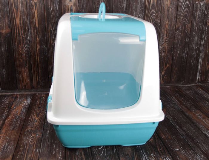 Туалет для котів будка 503740 см Салатовий