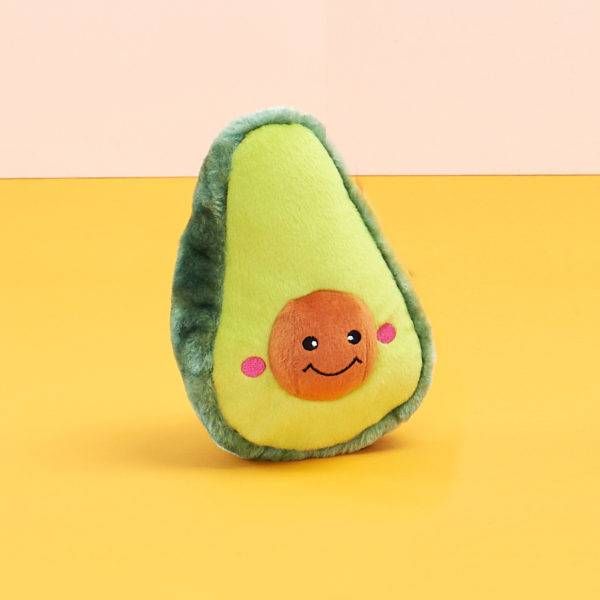 М'яка іграшка для собак авокадо ZippyPaws NomNomz Avocado з пищалкою