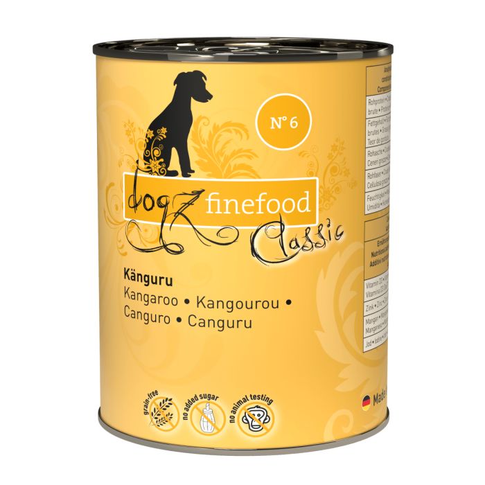 Вологий корм для собак Dogz Finefood No.06 кенгуру 400 г
