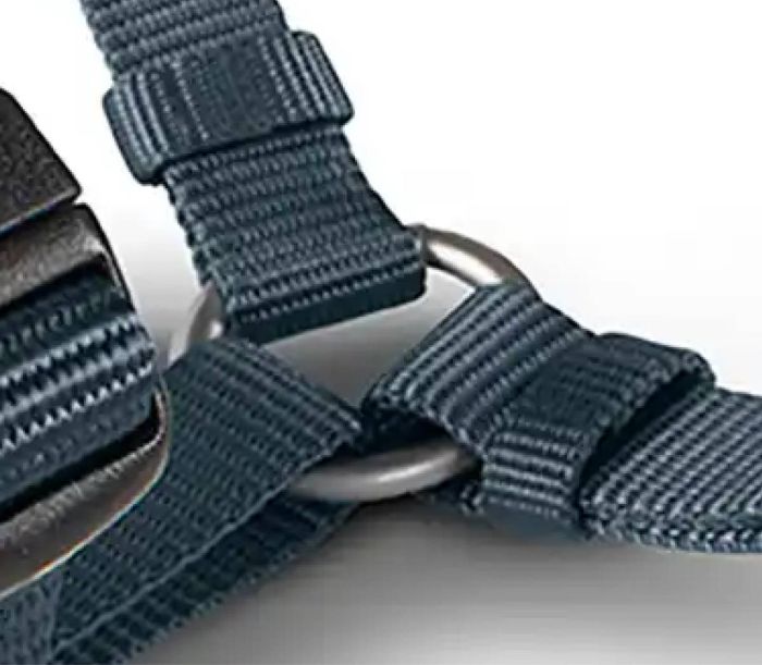 Анатомічна шлейка для собак Wolters Professional L 50-70 см / 20 мм Графіт