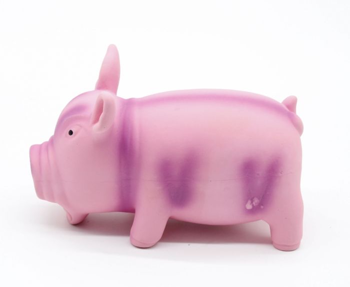 Порося латекс 15 см. Рожевий