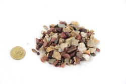 Грунт для акваріума біло-рожевий базальт-мармур 5-10мм 10 кг