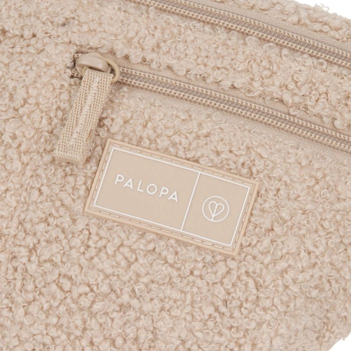 Поясна сумка-бананка для ласощів та аксесуарів собак Palopa Emma Teddy-Fleece Бежевий