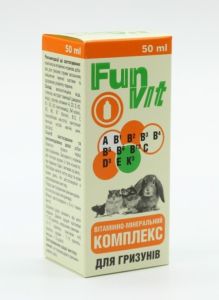 Вітамінно-мінеральний комплекс FunVit для гризунів, 50 мл 