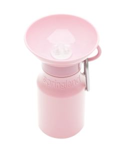 Пляшка-поїлка для собак Springland Рожевий 450 мл