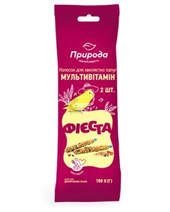 Колосок для птахів Фієста Мультивітами, Природа Фієста Колосок для птахів Мультивітамін. Природа